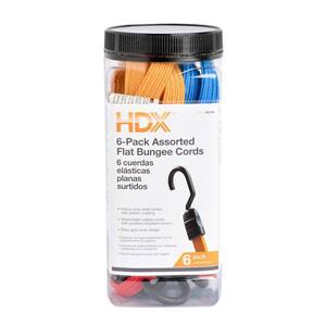 thumbnail image 2 of 24-Pack Heavy Duty Bungee Cords – 24 Inch, With Hooks, Tie Down Straps 2 of 3