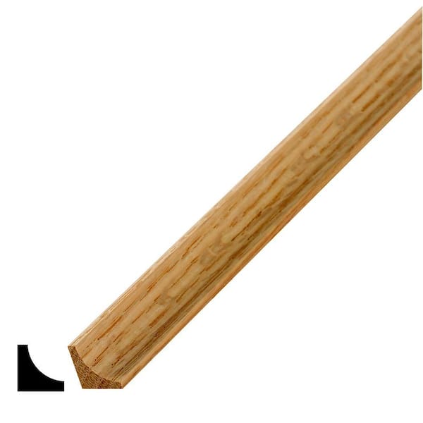 Alexandria Moulding WM 93 3/4 in. x 3/4 in. Oak Cove Molding