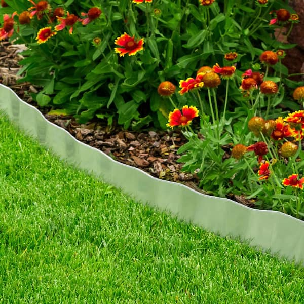 Pure Garden 6 25 In X 16 Ft, Landscape Edging Stakes Home Depot