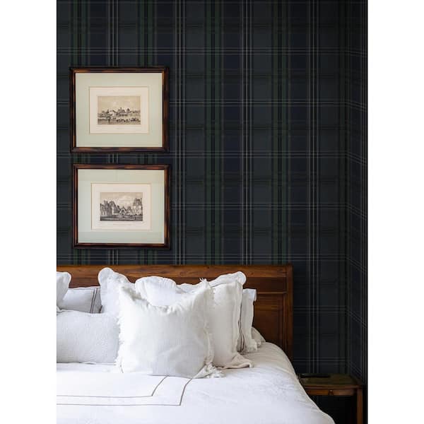 NextWall Red and Black Buffalo Plaid Peel and Stick Wallpaper (Covers 30.75  sq. ft.) NW34501 - The Home Depot