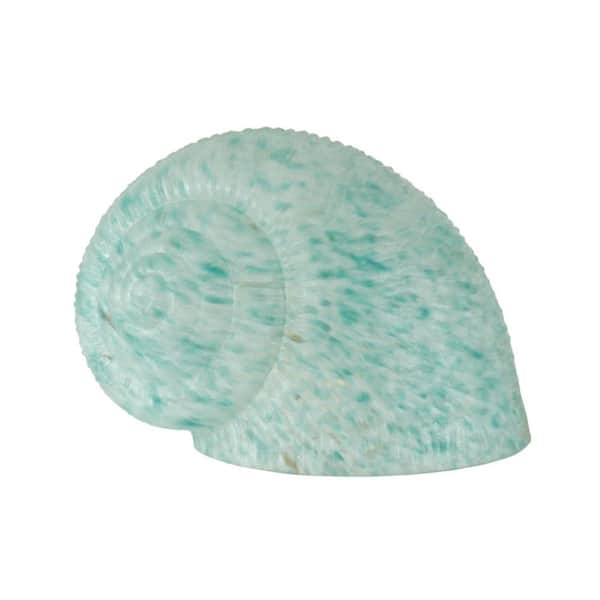 Snail 4.5 in Blue Colorful Glass Novelty Shade with no Fitter