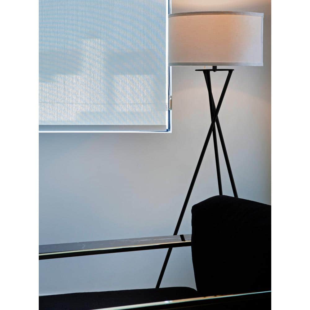 Siri-Enabled Black Tripod LED Floor Lamp for Kids' Nursery