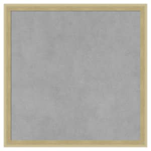 Lucie Champagne 17 in. x 17 in Framed Magnetic Board