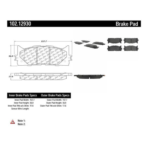 Centric Parts Disc Brake Pad Set