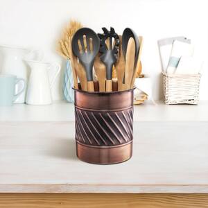 Kitchen Utensil Cutlery Holder Cut Out Flower Design Dishwasher Safe 