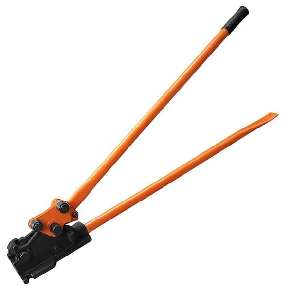 Manual Rebar Bender Cutter Steel Construction Tool for Cutting and Bending Up to 5 Rebar 0-180°