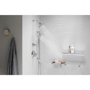 Purist Rite-Temp 1-Handle Tub and Shower Faucet Trim Kit with Lever Handle in Polished Chrome (Valve Not Included)