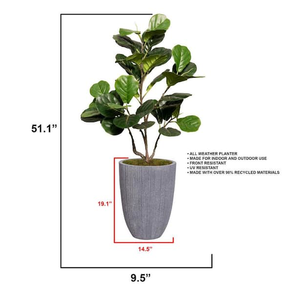 StyleWell 4.17 ft. Indoor Artificial Olive Tree 24133 - The Home Depot