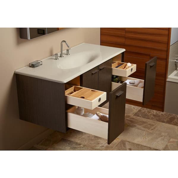 Kohler K-99678-SH10-1WR Adjustable Shelf with Electrical Outlets for 48 Tailored Vanities with 2 Doors, 6 Drawers