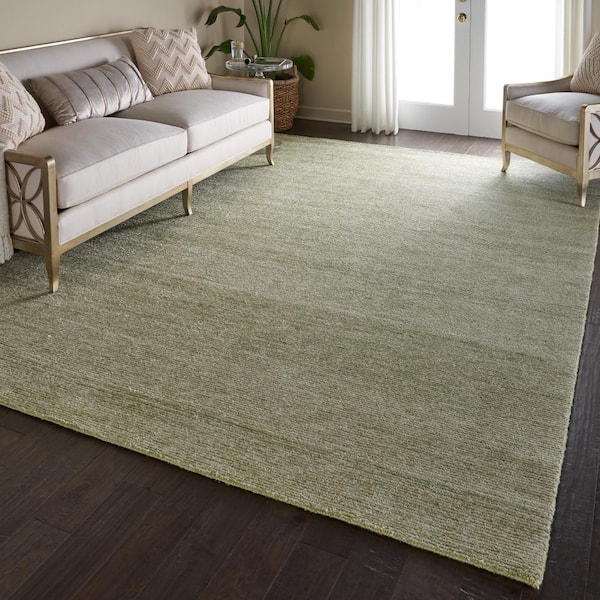 Weston Citron 10 ft. x 13 ft. Solid Contemporary Area Rug