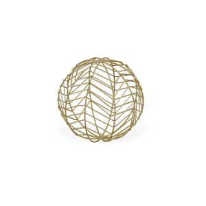 Metal Gold Decorative Orb