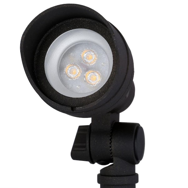motief taxi Telemacos Hampton Bay Low-Voltage 20-Watt Equivalent Black Outdoor Integrated LED  Landscape Spot Light IWH2301LM - The Home Depot