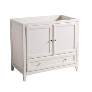 Oxford 36 in. Traditional Bathroom Vanity Cabinet in Antique White