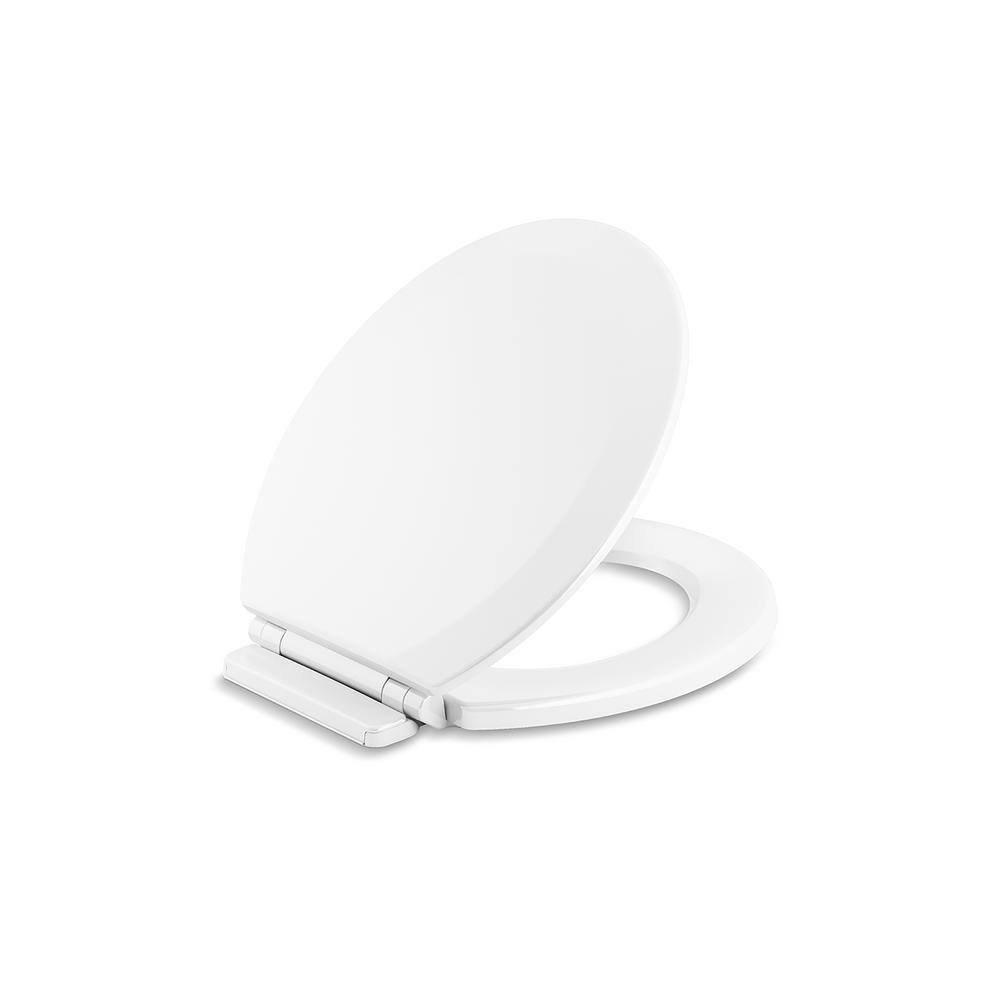 KOHLER Broadwood Round Closed Front Toilet Seat in White (2Pack) K