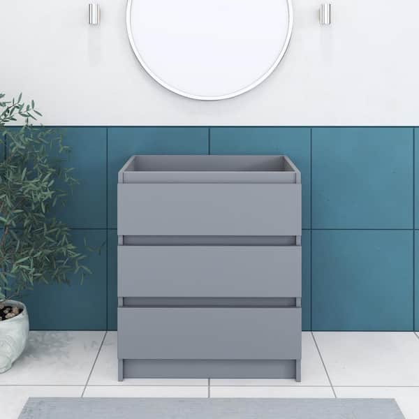 Pepper 30 in. W x 20 in. D Bath Vanity Cabinet Only in Gray