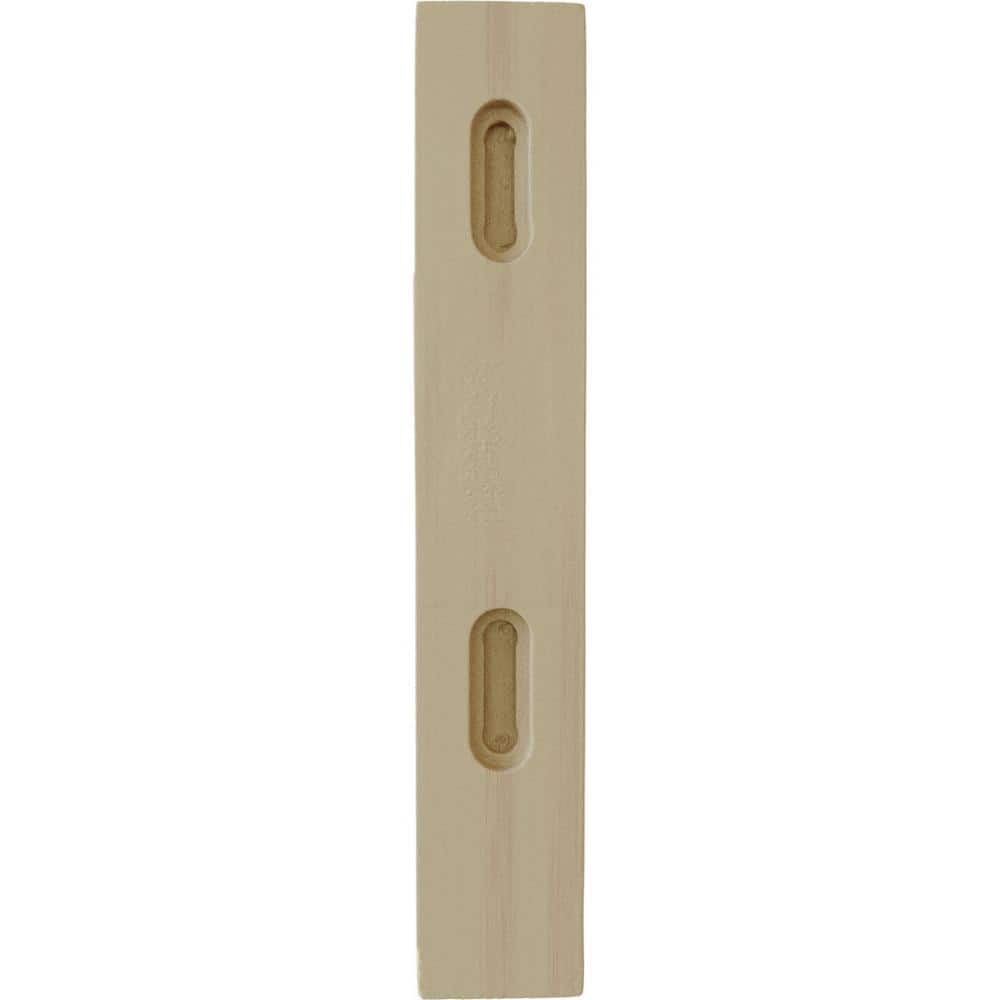 Medium Rubberwood Decorative Corbel Bracket, 1.75" x 7.5" x 10.5"