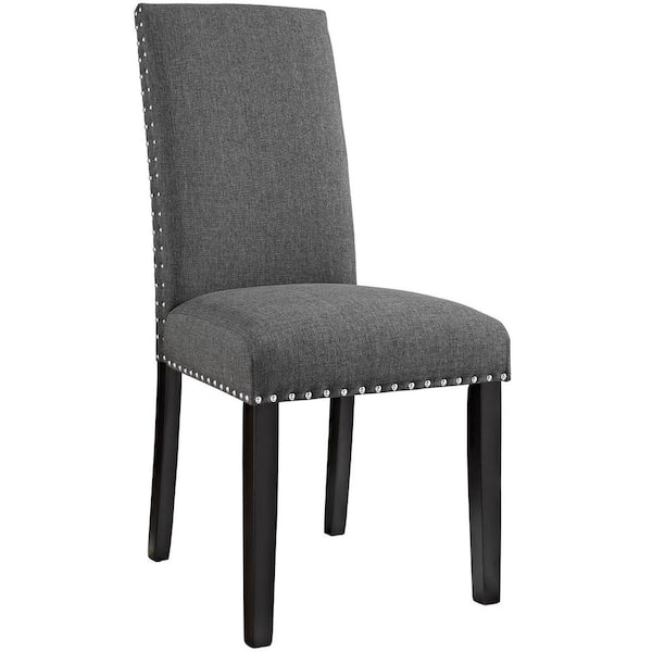 MODWAY Parcel Gray Dining Fabric Side Chair