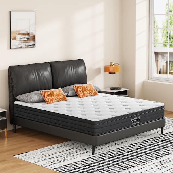 Tess Full Medium Gel Memory Foam 12 in. Bed-in-a-Box Hybrid Mattress, Pocket Spring Bed Mattress, CertiPUR-US