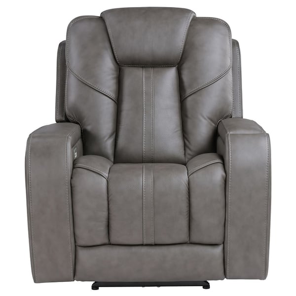 Daniel Gray Leather Standard Recliner
