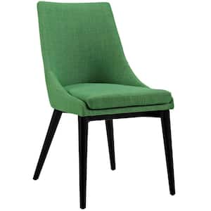Viscount Kelly Green Fabric Dining Chair