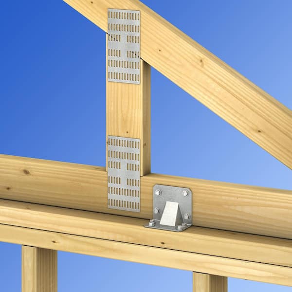 HGA Hot-Dip Galvanized Hurricane Gusset Angle with SDS Screws (10-Qty)