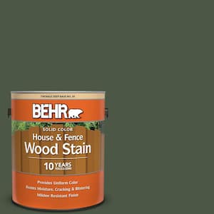 1 gal. #SC-120 Ponderosa Green Solid Color House and Fence Exterior Wood Stain