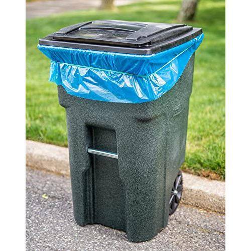 thumbnail image 2 of Plasticplace 65 Gallon Recycling Bags - Blue - Case Of 50 Garbage Bags H-RBL6550A 2 of 4