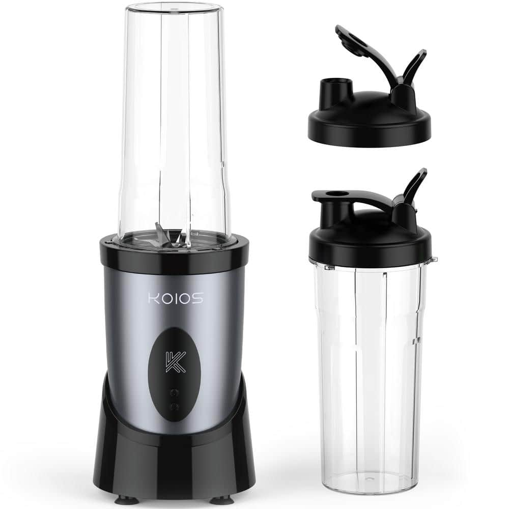 JEREMY CASS 22 oz. 2-Speed Countertop Blender in Black with 2-Cups