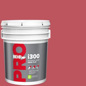 5 gal. #P140-6 Hibiscus Flower Dead Flat Interior Paint