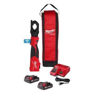 M18 18-Volt Lithium-Ion Cordless FORCE LOGIC 6T Latched Linear Utility Crimper Kit