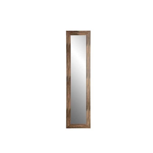 BrandtWorks Oversized Brown/White Coastal Cottage Farmhouse Southwestern Mirror (71 in. H X 16 in. W)
