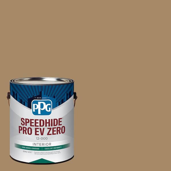 PPG Speedhide Pro EV Zero 1 gal. PPG1086-6 Coffee With Cream Flat Interior Paint