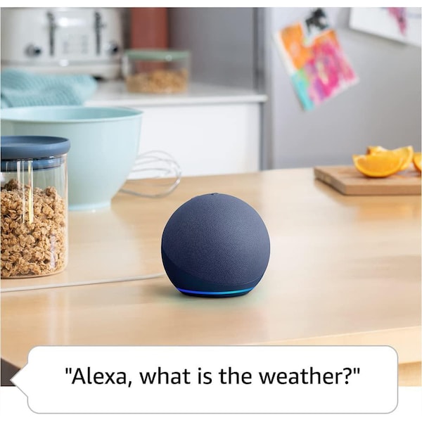 Amazon Echo Dot (5th Gen) Smart Speaker with Alexa Glacier White