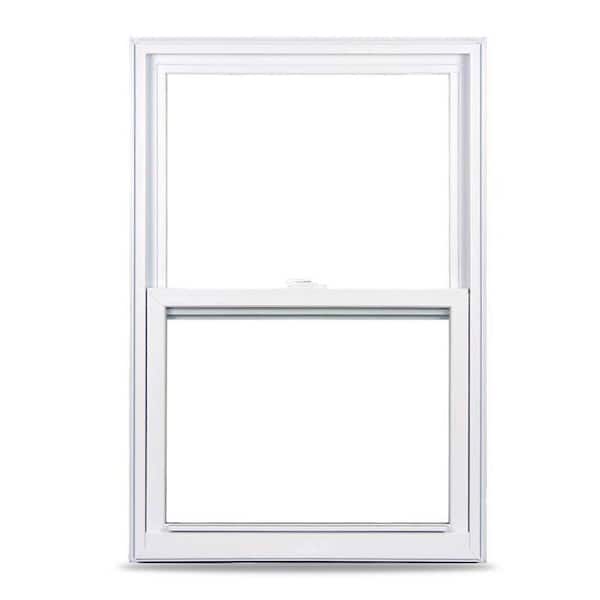 American Craftsman 23.375 in. x 35.25 in. 50 Series Single Hung White Vinyl Insulated Window with Nailing Flange