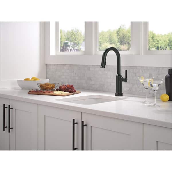 Cordova Touch2O Touchless Matte Black Single Handle Bar Faucet
