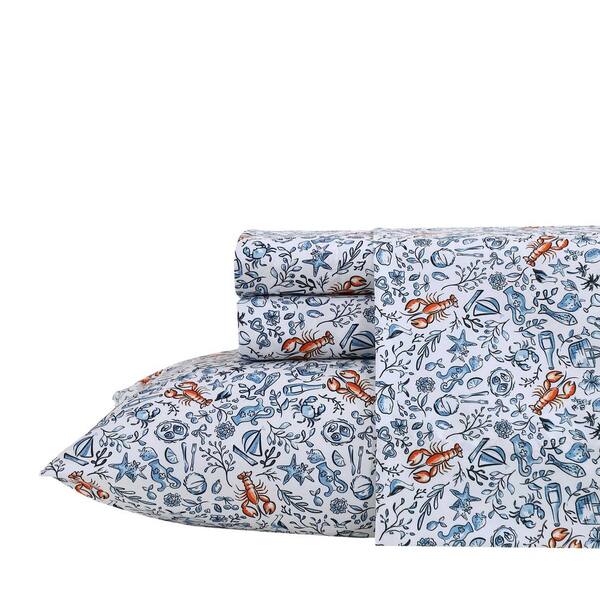 Nautica Coastal Fun 3-Piece White/Sea Hydrangea Blue/Red