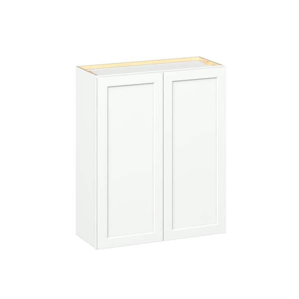 Emerson Pure White Wall 2 Door Ready to Assemble Kitchen Cabinet (30 in. W x 36 in. H x 12 in. D)