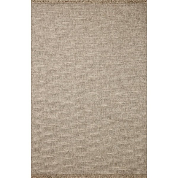 LOLOI II Dawn Natural 8 ft. 10 in. x 12 ft. 2 in. Indoor/Outdoor Area Rug