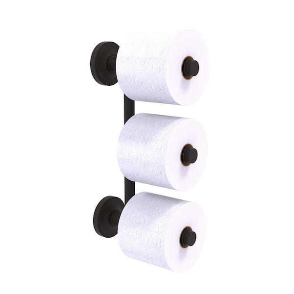 Allied Brass Prestige Regal 3-Roll Reserve Roll Toilet Paper Holder in Oil Rubbed Bronze