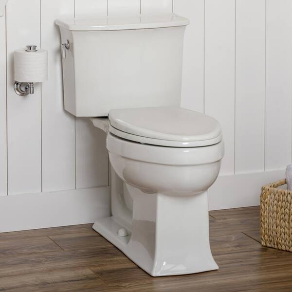 WHITE TRADITIONAL QUALITY WOODEN LAMINATED TOILET SEAT WITH HING WC BATHROOM 