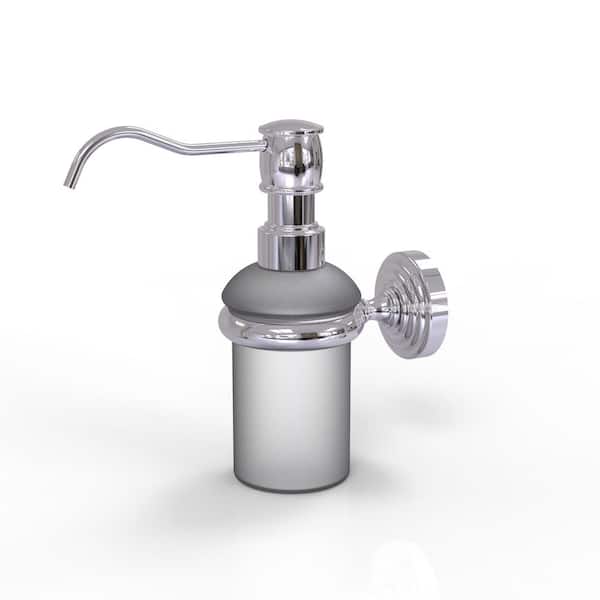 Allied Brass Waverly Place Collection Wall Mounted Soap/Lotion/Antibacterial Dispenser in Polished Chrome