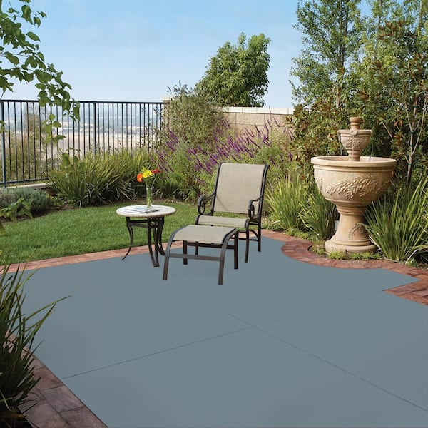 5 gal. #PFC-54 Blue Tundra Solid Color Flat Interior/Exterior Concrete Stain
