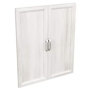Style+ 25 in. W Traditional Bleached Walnut Closet Door Kit