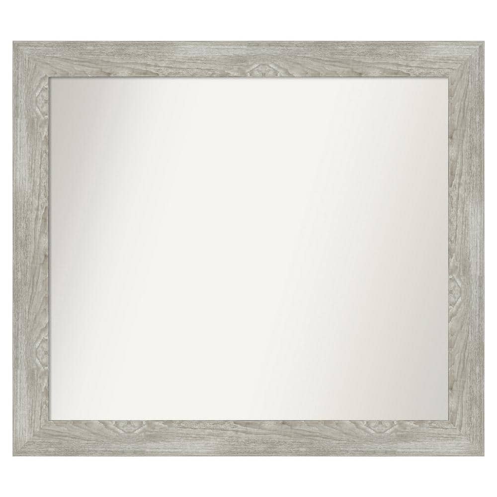 Dove Greywash 42 in. x 37 in. Custom Non-Beveled Distressed Recyled Polystyrene Bathroom Vanity Wall Mirror price history on PriceWatchPro
