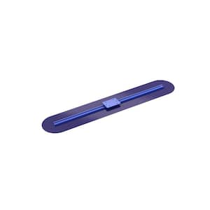48 in. x 9 in. Lil Blue Round End Bull Trowel