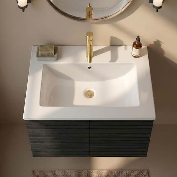 Swiss Madison 24 in. Ceramic Single Faucet Hole Vanity Top in