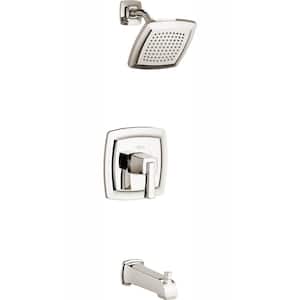 Townsend Water Saving Tub and Shower Faucet Trim Kit for Flash Rough-in Valves in Polished Nickel (Valve Not Included)