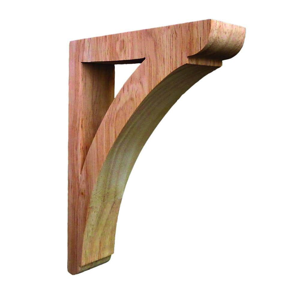 10 in Unfinished Solid Hard Maple Traditional Wood Corbel