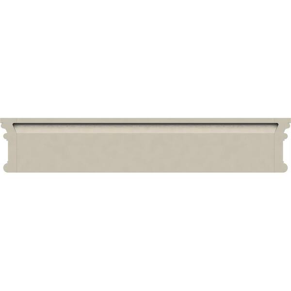 Ekena Millwork 7/8 in. x 55 in. x 3-1/2 in. Polyurethane Bedford Crosshead  Moulding CRH03X55BE - The Home Depot