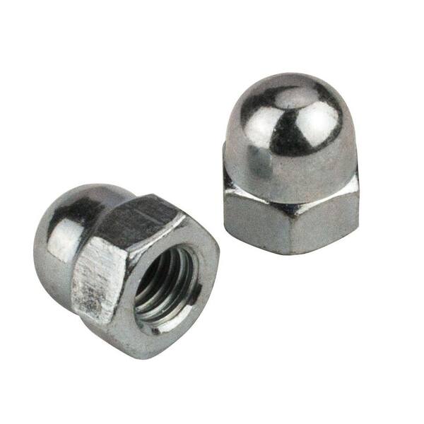 Everbilt 1/4 in. Chrome Cap Nut